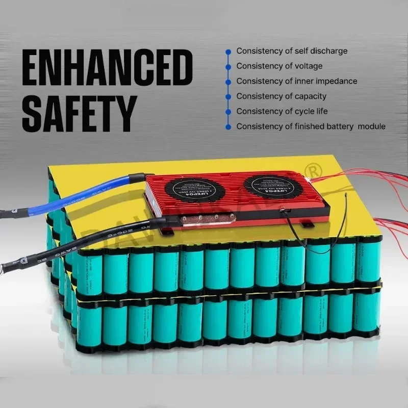 12V 200Ah LiFePO4 Battery Lithium Iron Phosphate Battery Built-in BMS for Solar Power System RV House Trolling Motor Tax Free