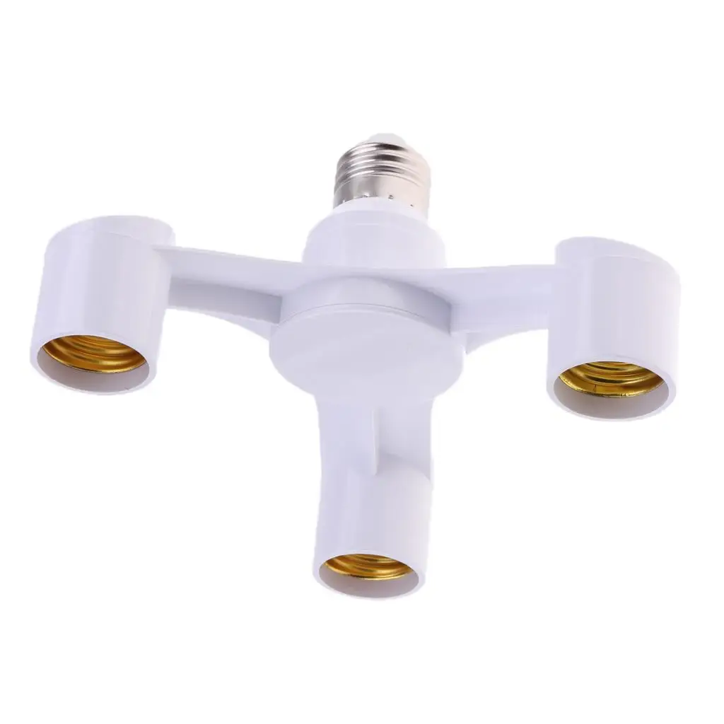 Lamp Holder E27 Bulb Base Adapter High Voltage Wide Range Flame Retardant PC Copper for Studio Led Line Lighting