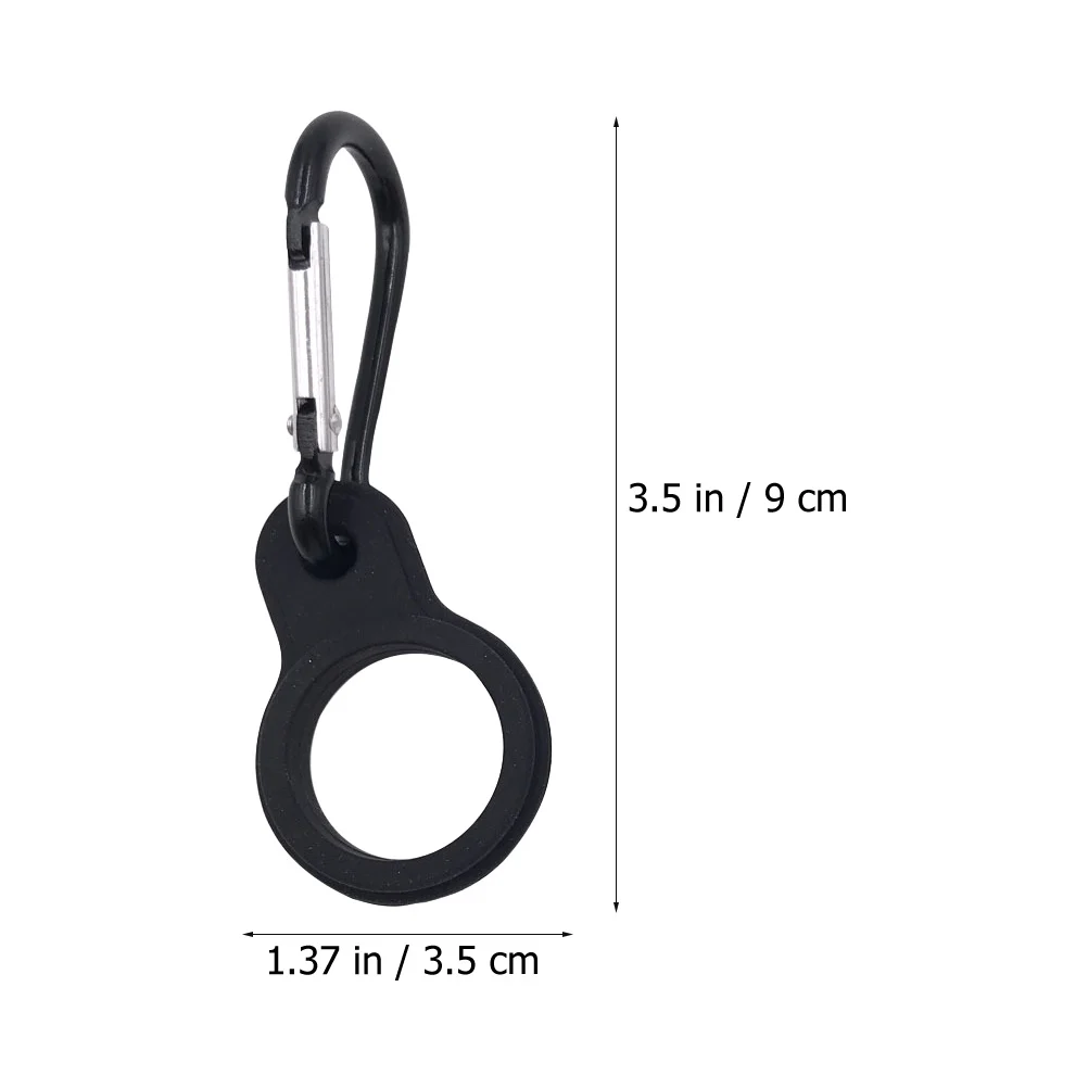 

6Pcs Silicone Water Bottle Buckle Wear-Resistant Portable Convenient Clip for Hiking Running Traveling Outdoor Accessory Bottle