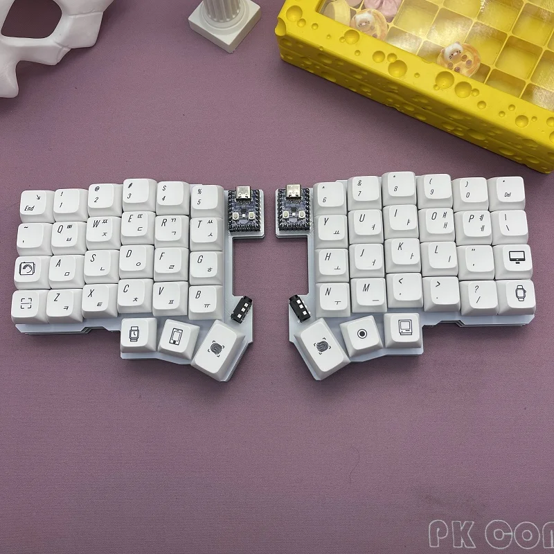 Silakka54 分割キーボード 有線 シングルモード QMK 分割キーボード
