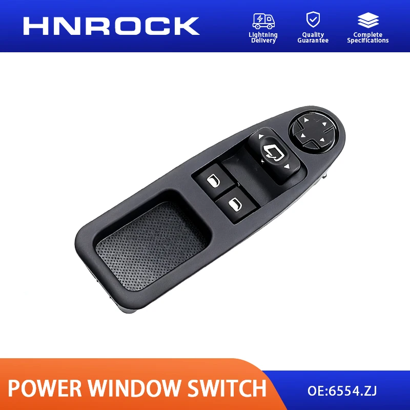 NEW HNROCK 6554.ZJ Glass Lift Switch suitable for Citroën, Fiat, Peugeot car parts electric window switch