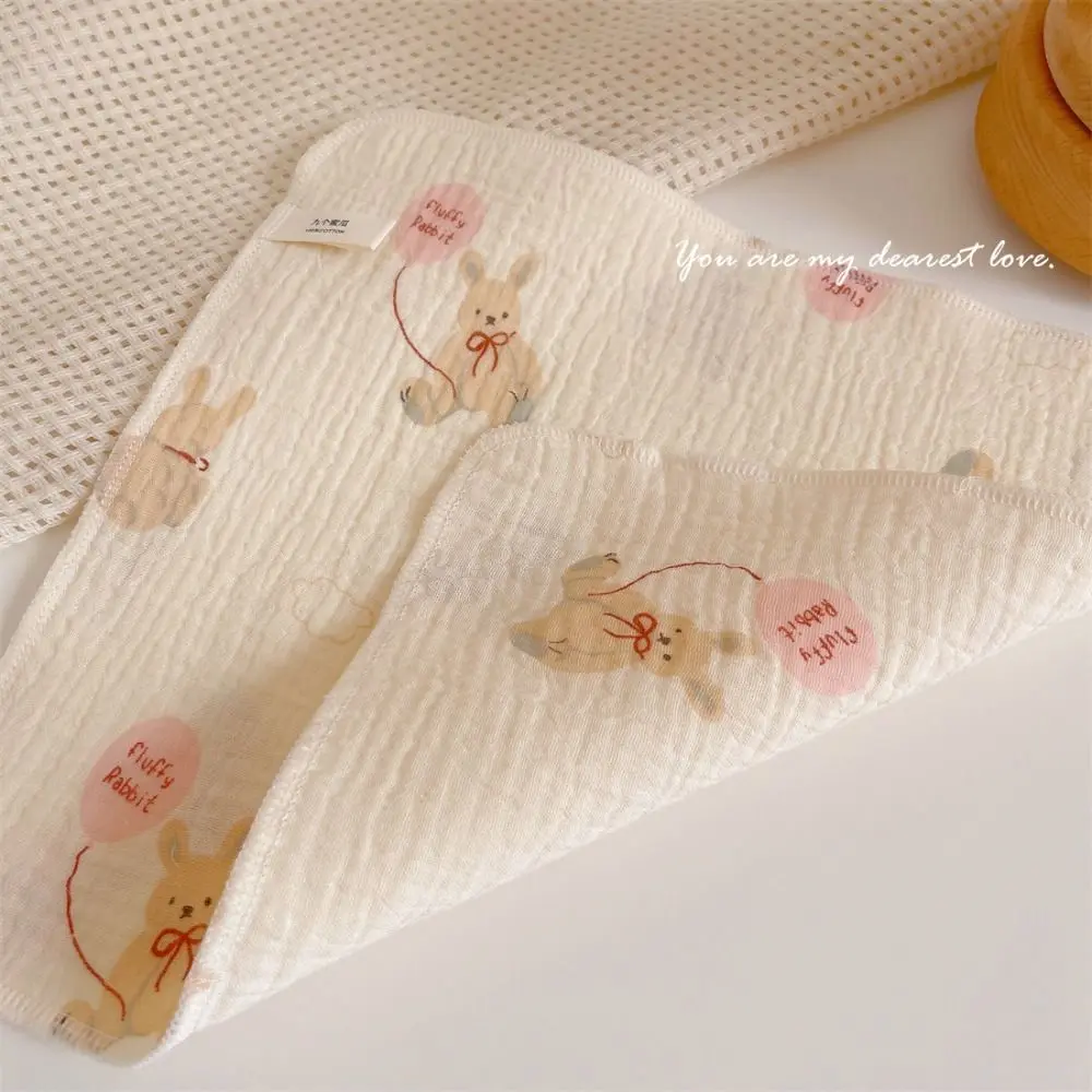 

Cotton Baby Face Towel Square Floral Print Soft Saliva Towel Feeding Burp Cloths Infant Bib Children's Absorbent Handkerchief