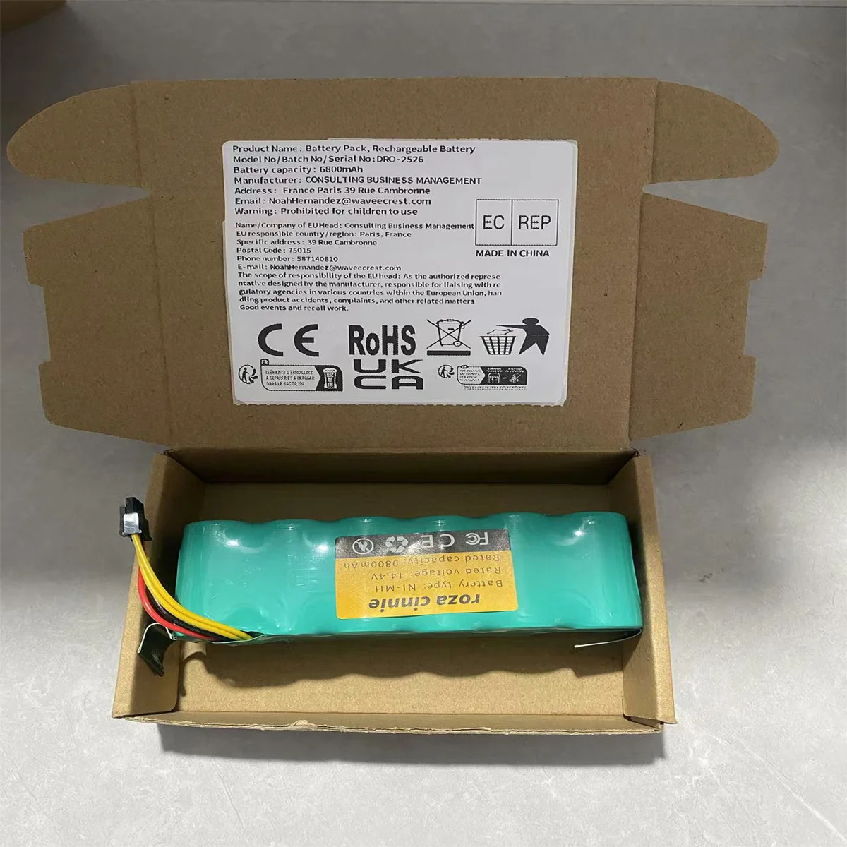 Для пылесоса Haier аккумулятор 14 4 В T322 T321 T320 CR120 CR121 CR540 для Panda X500 Dibe X580 X900 NiMH 12 8 Фото №6