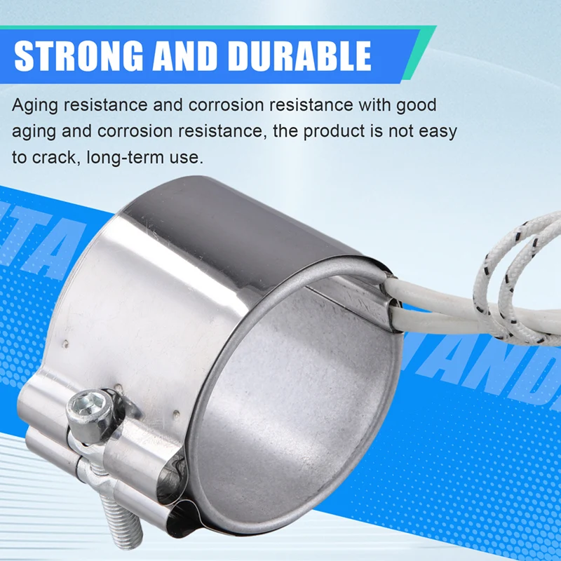 Band Heater Stainless Steel Wattage 220V Inner Dia.50Mm For Electronic Equipment Joyous