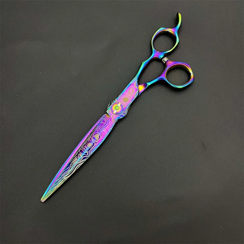 Color JP440C 6Inch Hairdressing Scissors Dental Scissors Flat Scissors Damascus Beauty Stylist Hairdressing Scissors