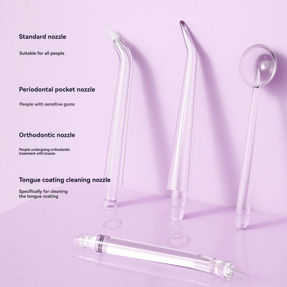 Removable Orthodontic Water Flosser Electric Portable Water Flosser IPX7 Waterproof Water Tank Capacity: 180Ml