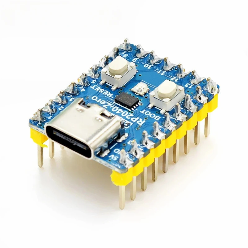 Imagem -02 - Raspberry pi Microcontrolador Pico Desenvolvimento Módulo Board Dual-core Cortex m0 Mais Processador Flash 2mb Rp2040-zero Rp2040 Pcs