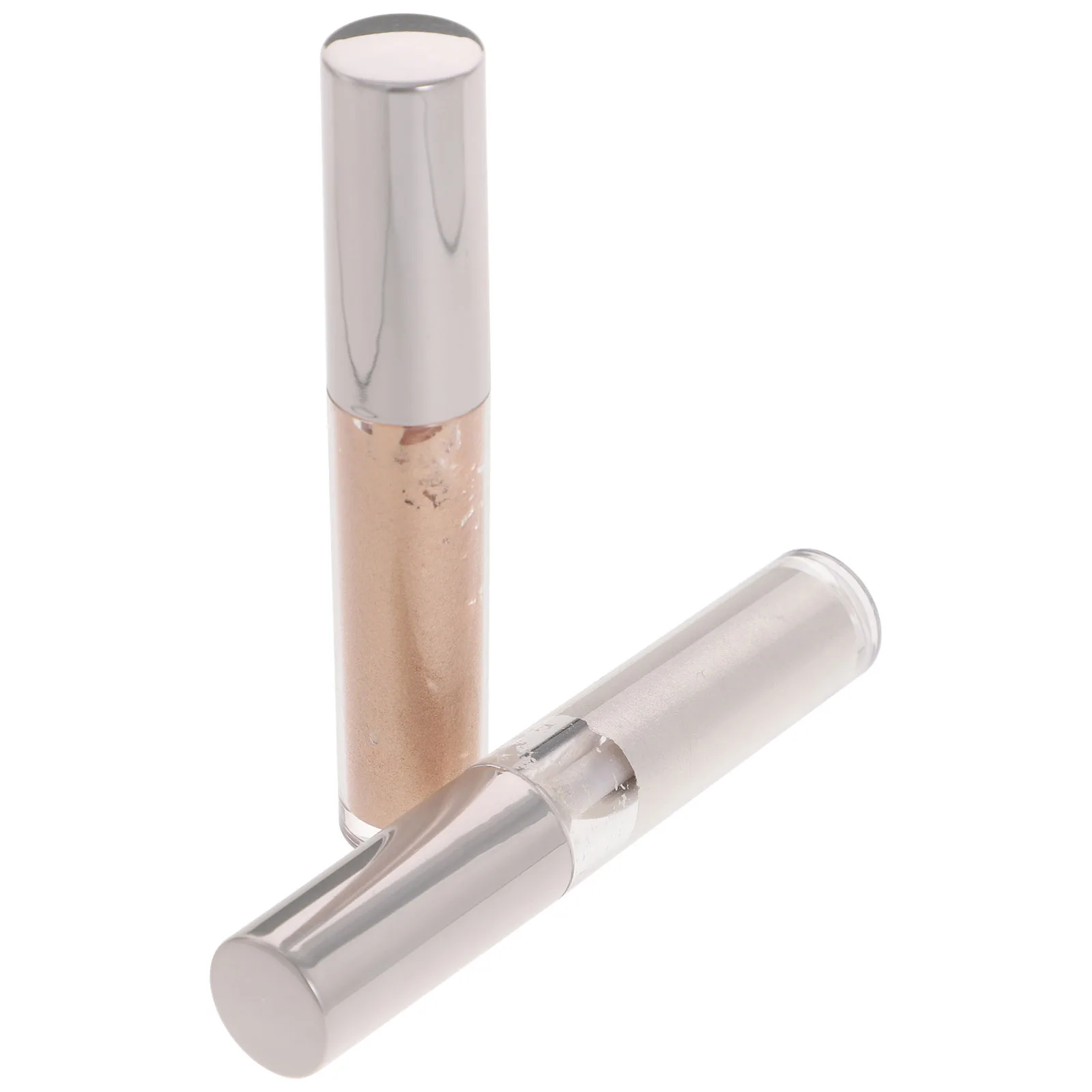 2 Stück Glitzer-Lidschatten, flüssiger Textmarker, glatter Fluss, Filzspitze, präzise Anwendung, perfektes mischbares Augen-Make-up für Cosplay