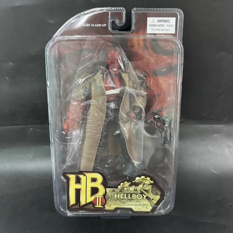Nieuwe Mezco Hellboy Anime Action Figure 7 inch Beweegbare Standbeeld Pvc Model Ornament Collectie Speelgoed Geschenken Op Voorraad