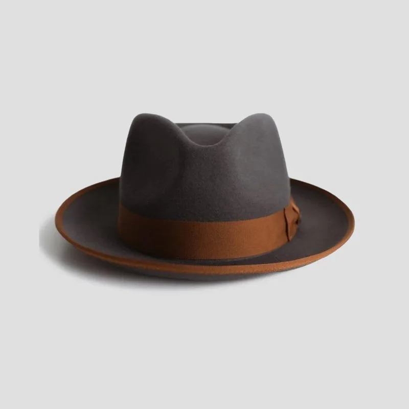 French-Style Wool Felt Hat, New Autumn and Winter Wool Hat, Versatile Pure Wool Felt Hat