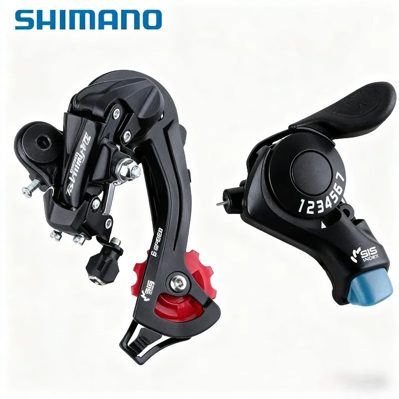 AliExpress Shimano Tourney TZ500 6/7 Speed Groupset RD TZ500 Bike Rear Derailleur SL TX30 6S 7S Shifter Lever TX30 Shifters