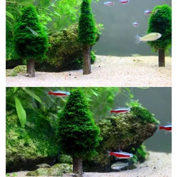 Simulation Tree Plant Grow Aquarium Fish Tank Waterscape Grass Moss Design Shape Landscape Decor New Decoration Supplies