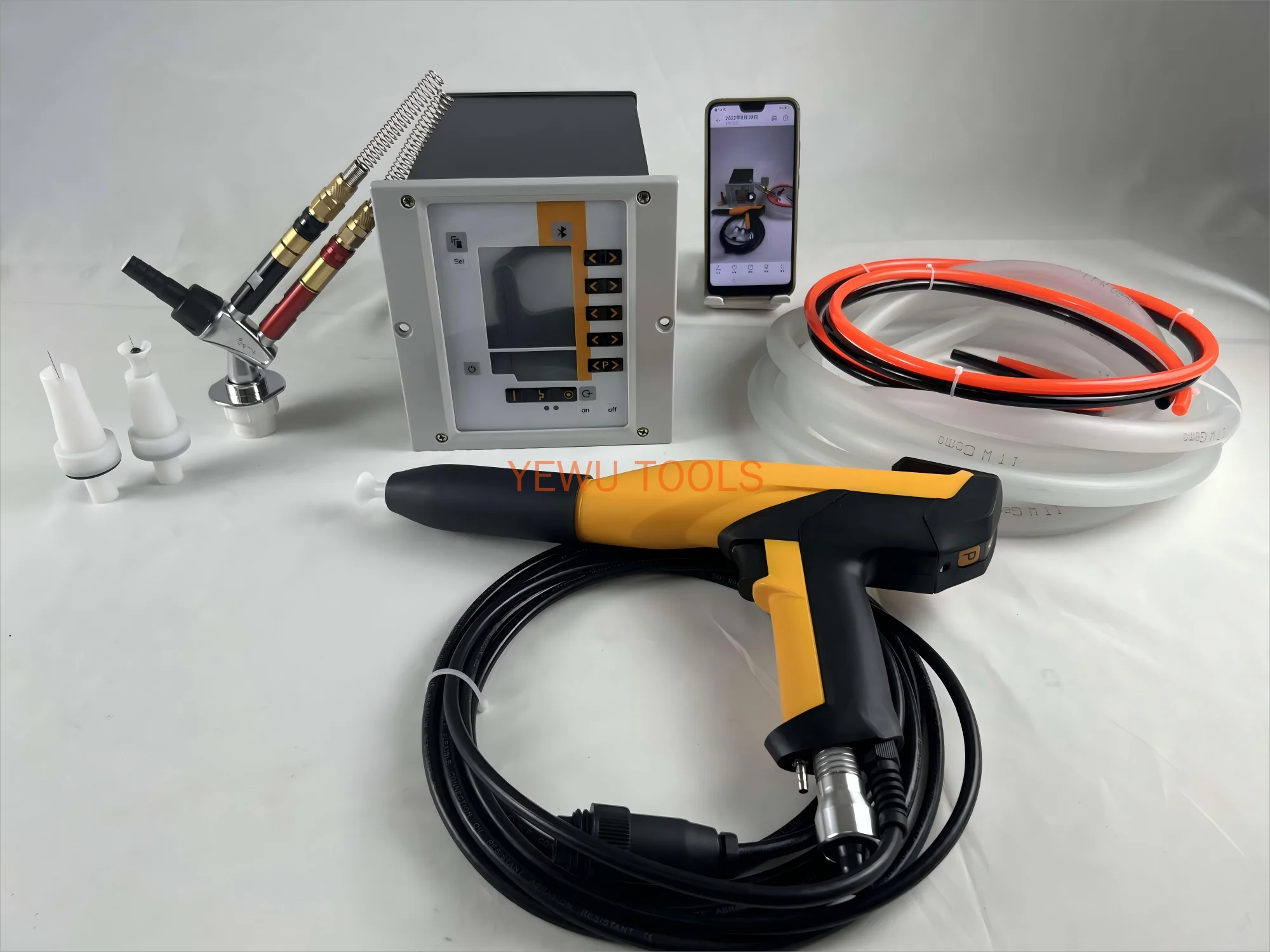 electrostatic opti 2 powder coating machine powder sray gun kit