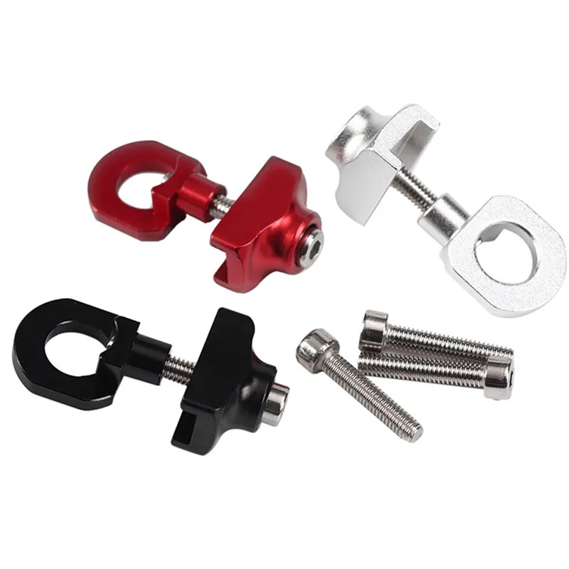 20Pcs Folding Bicycle Components Chain Adjust Bolt Tensioner Aluminum Alloy Bike Pull Tight Speed Cycling Adjusters Parts