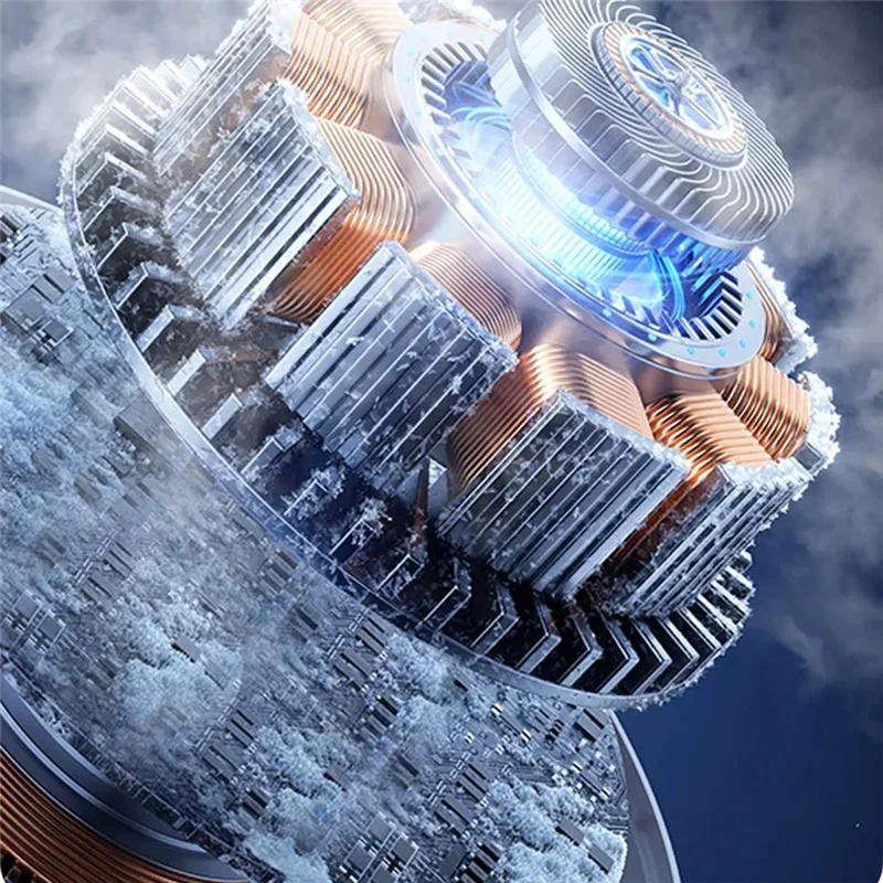 

Высокоскоростной вентилятор AC39-Ice Pack, полупроводниковый ручной вентилятор для охлаждения, портативный складной небольшой вентилятор с зарядкой