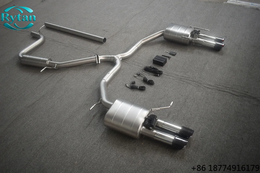 

Valvetronic Valved 304 Stainless Steel Mirror Polished 1.5mm Exhaust System Catback for 2012