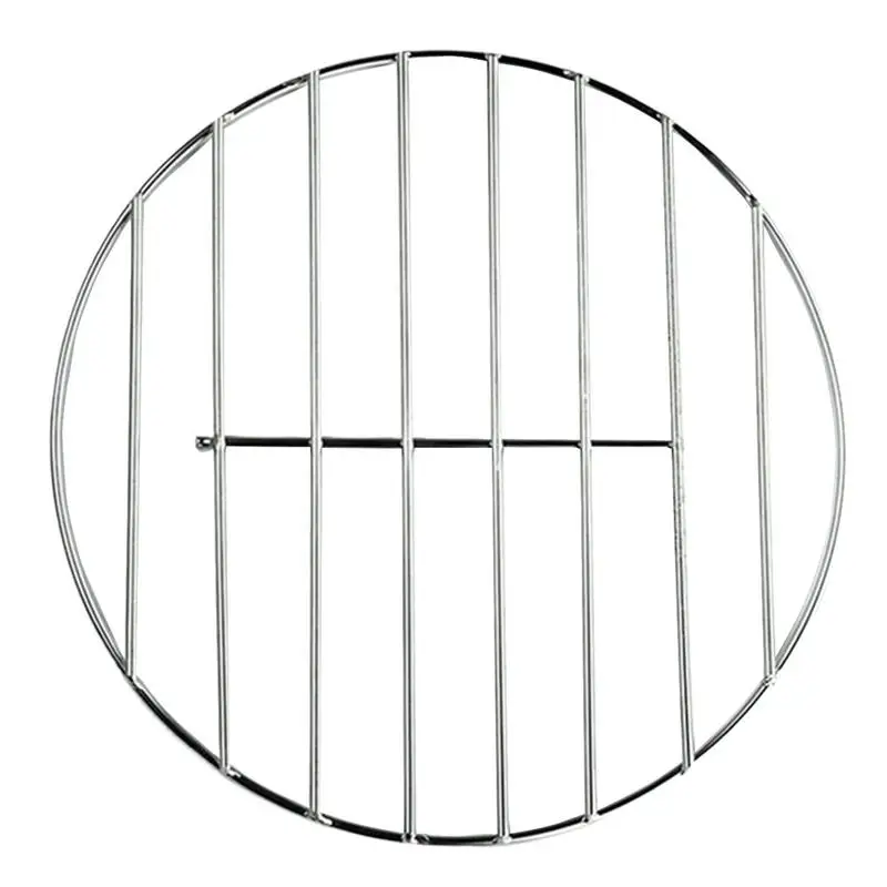 

Решетка для приготовления пищи, круглая подставка для выпечки, поднос из нержавеющей стали, решетка для барбекю, гриль для приготовления на пару, жаровня, горшок, кухня на заднем дворе