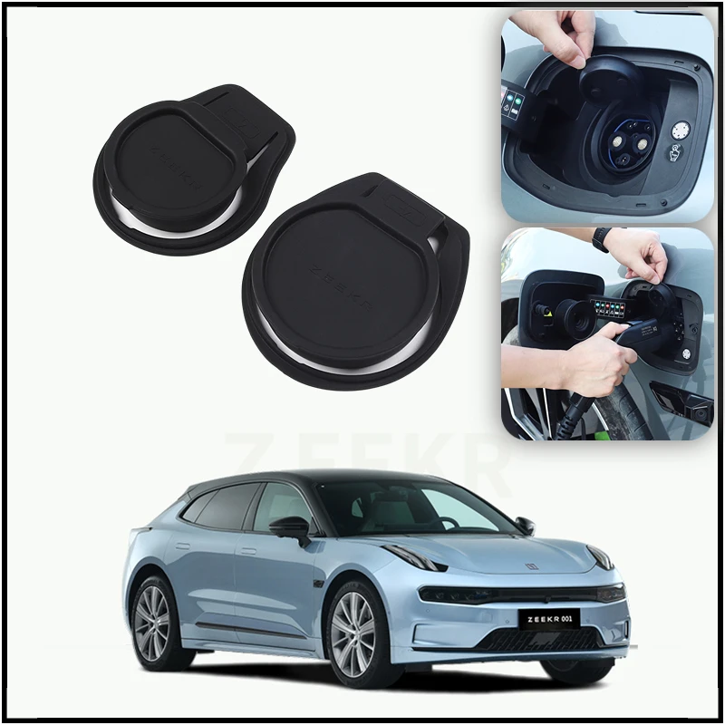 Couvercle de protection étanche pour port de charge de voiture, accessoires en caoutchouc anti-poussière, ZEEKR 001, 2022-2023