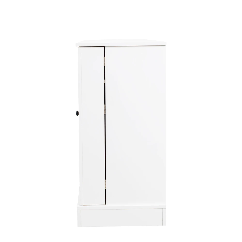 Buffet Cabinet with Storage, Modern Sideboard Buffet with Doors, Wood Kitchen Storage Cabinet with Drawer and Adjustable Shelf