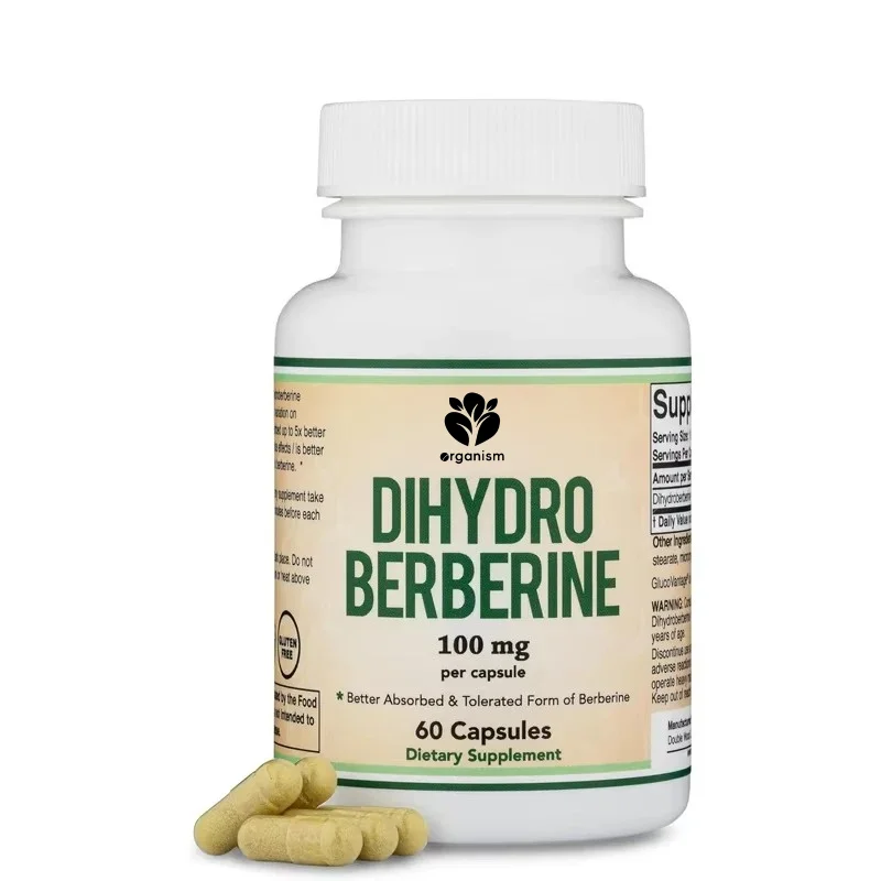 Dihydroberine supplement 100mg, 60 capsules (patented GlucoVantage) vegetarian