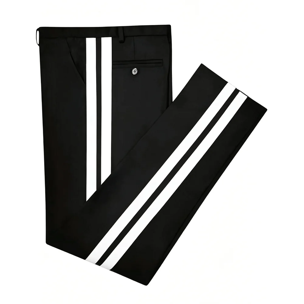 Dress Pant Flat Front - Pantaloni da smoking da uomo a