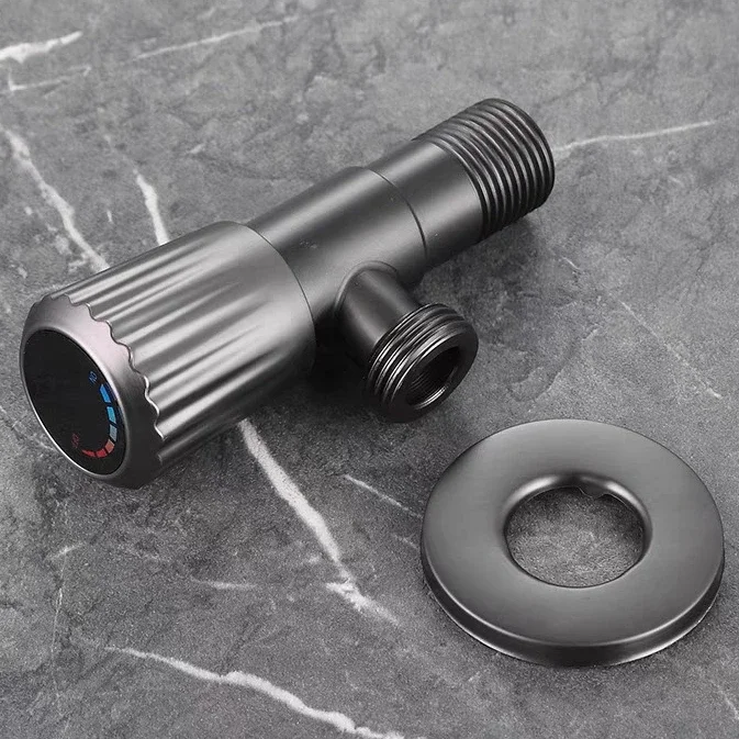 

Впускной клапан из нержавеющей стали для горячей и холодной воды, запорный клапан для смесителя для ванной комнаты, кухонная раковина, треугольный клапан, регулятор давления воды