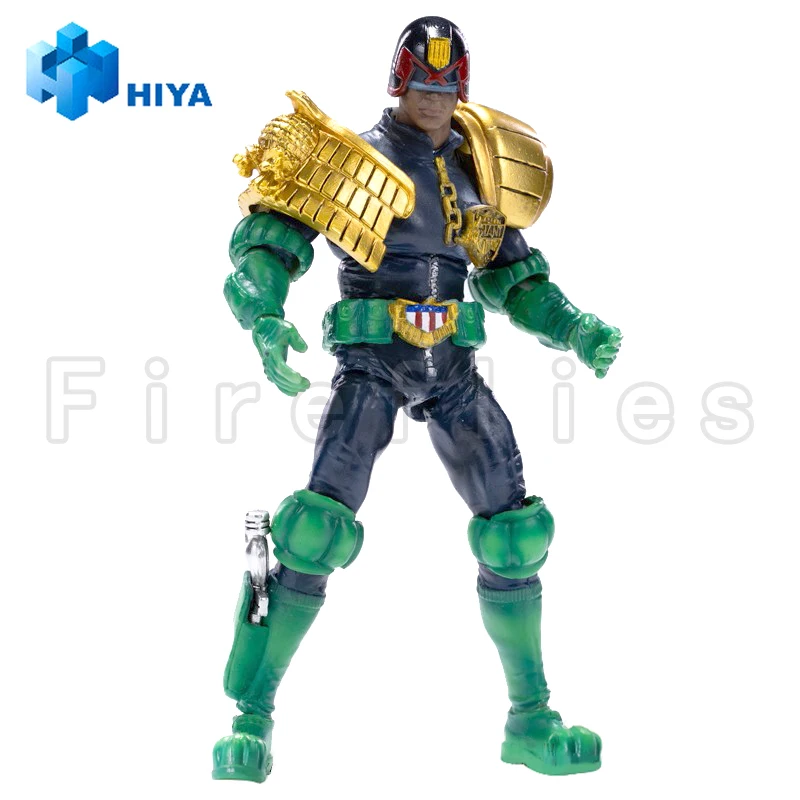 1/18 HIYA 4inch Action Figure Exquisite Mini Series Judge Dredd Judge Giant Anime Model Toy