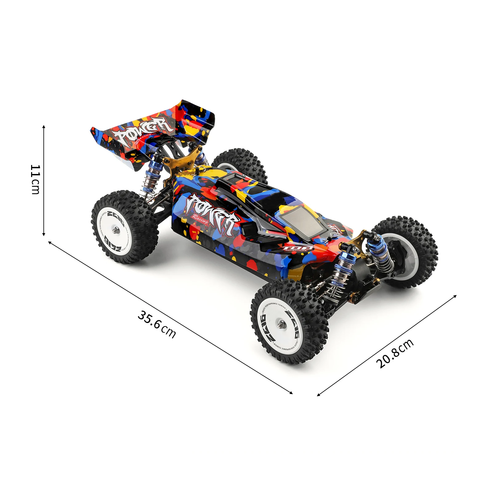 WLtoys XKS 124007   Carro de controle remoto 1/12 2.4GHz 75KM/H Caminhões off road de alta velocidade Motor sem escova 4WD Veículo Carro de corrida