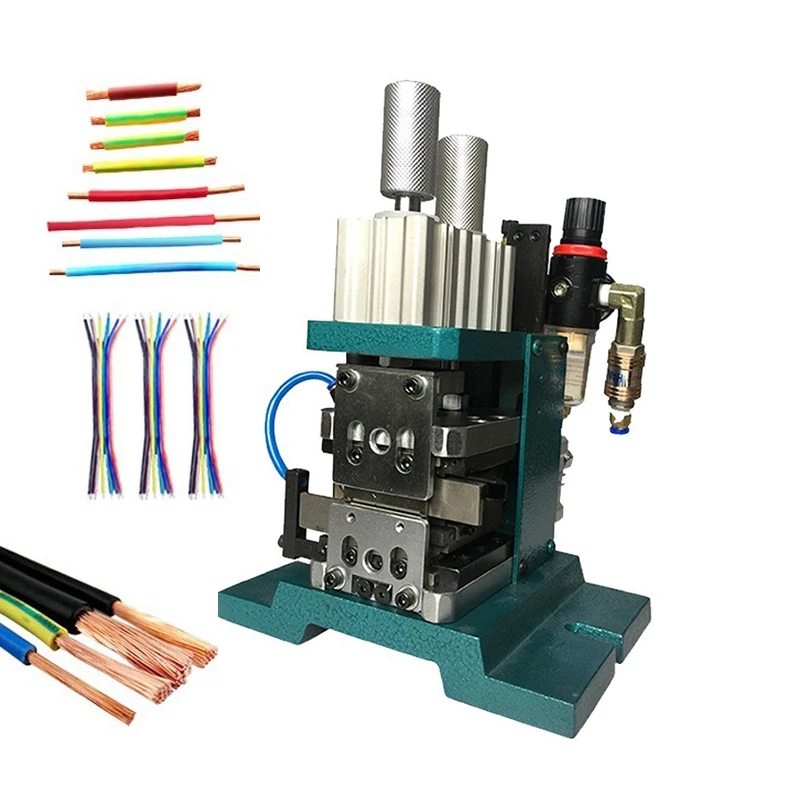 3F Pneumatic Stripping Machine Vertical Multi-core Wire Stripping Machine Wire Cutting Stripper 3FN Cable Twisting Peeling Machi