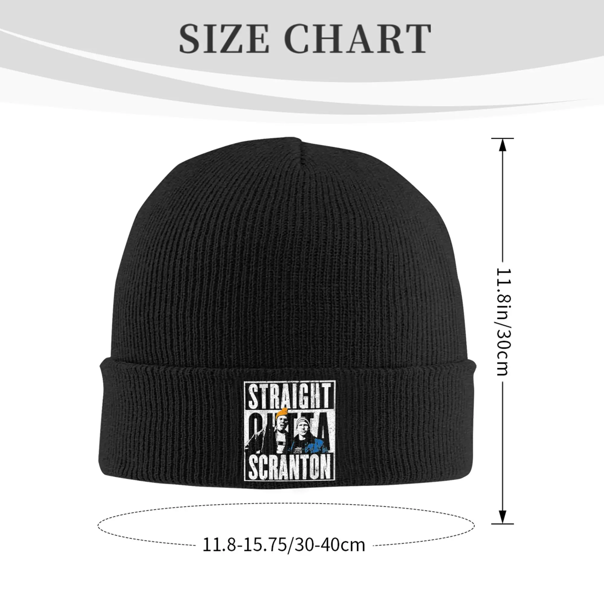 The Office TV Show Michael Scott Knitted Caps Women's Men's Beanies Winter Hats Acrylic  Warm Melon Cap