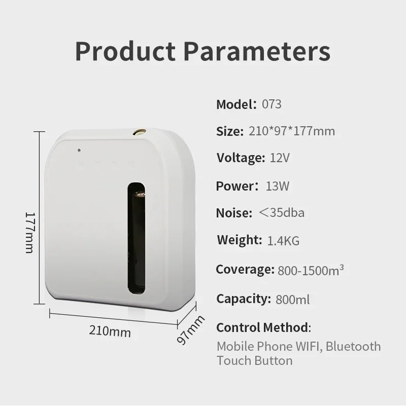 Покрытие 800 м ³ диффузор эфирного масла NAMSTE, домашняя ароматерапия, Wi-Fi диффузор, умная фотолампа