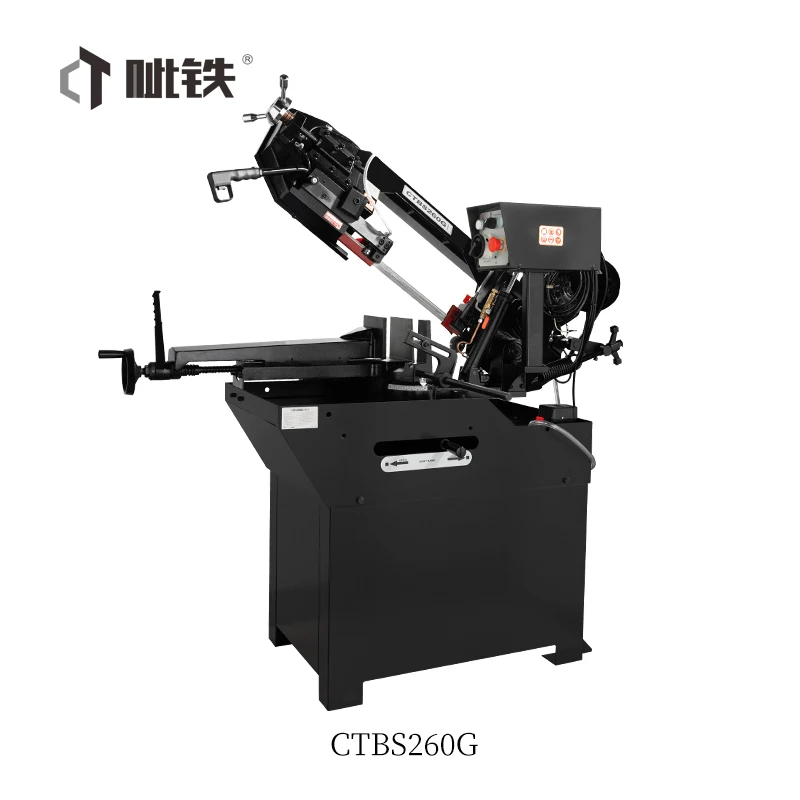 آلة قطع المنشار الشريطي CTBS260G المعدنية للفولاذ المقاوم للصدأ أو المعادن المختلفة بأسعار تنافسية