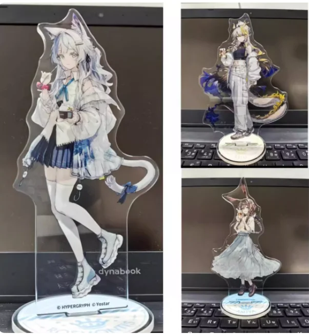 Japanese Anime Arknights Shu Amiya Acrylic Stand Figure Model Plate Cosplay Collection Desktop Decor Gifts XYZ