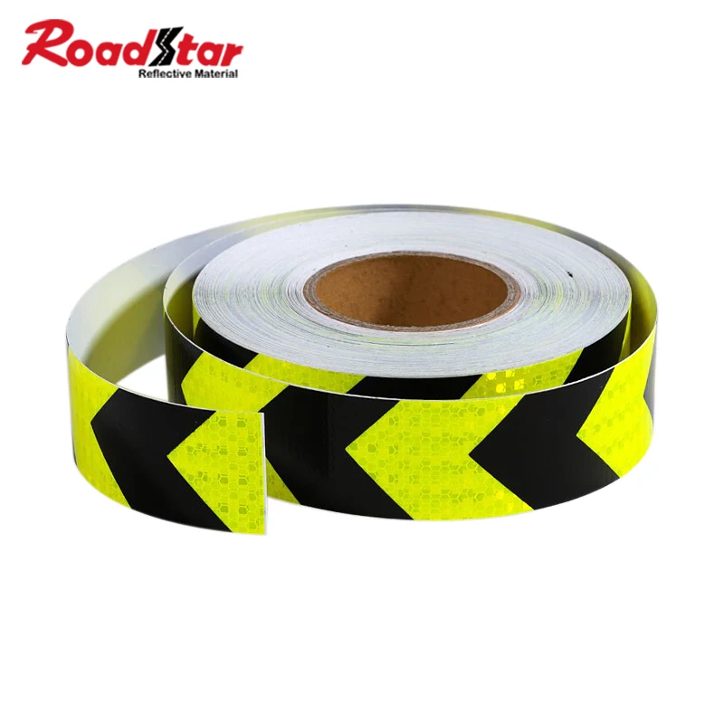 

Roadstar Black/Fluo.Yellow Car Styling Reflective Sticker Automobile Strip Motorcycle Decoration Tape