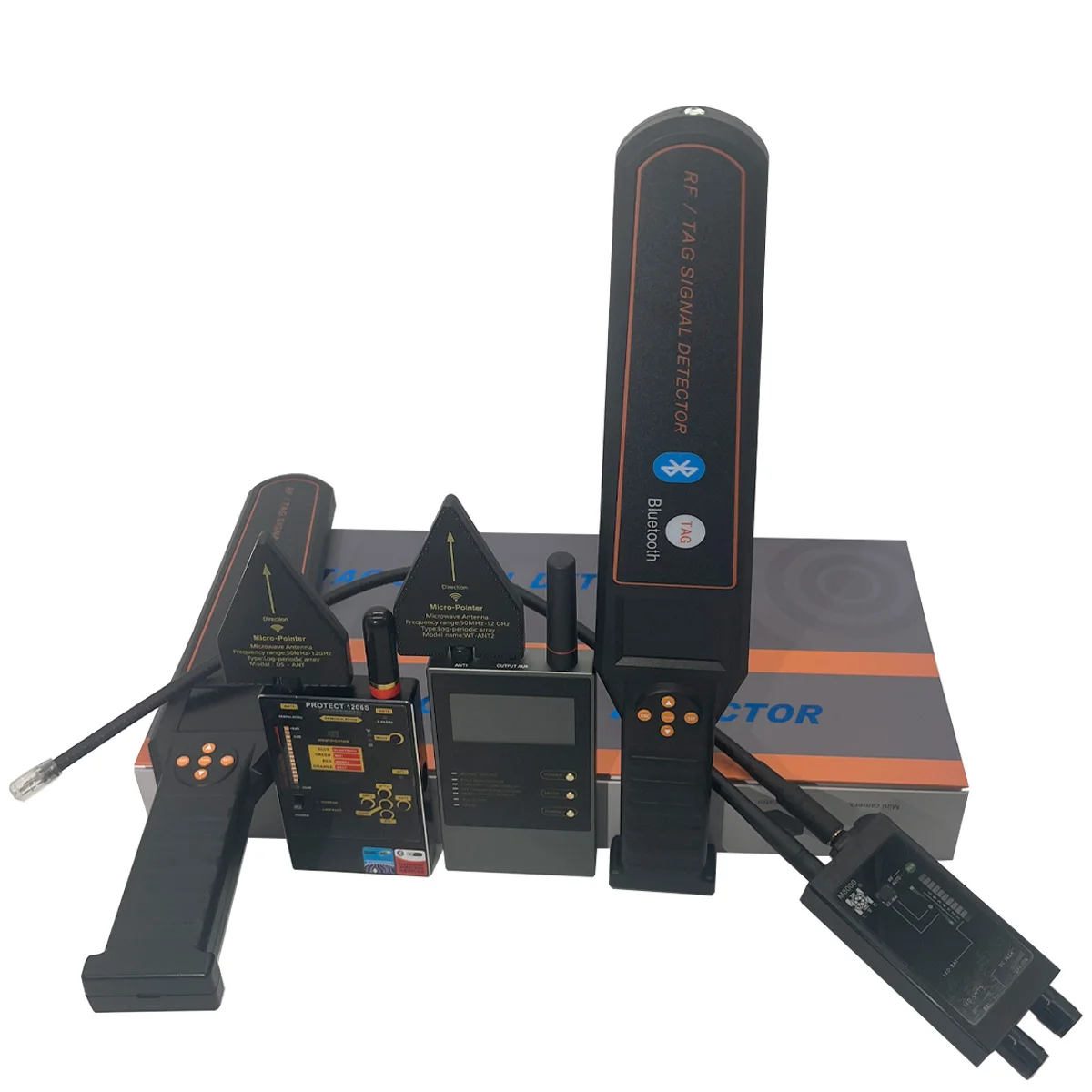 

All-in-One Anti-Spy Kit PROTECT 1206S, Signal Detector for Hidden Cameras, Eavesdropping Bugs, and Wireless GPS Tracking Devices