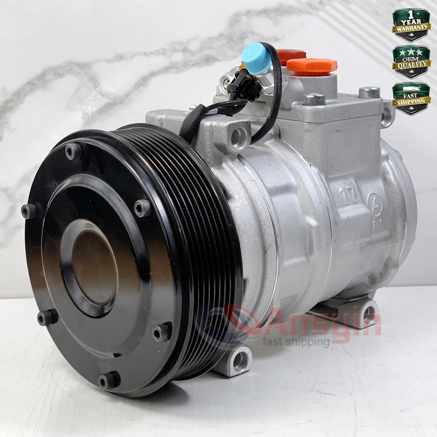 Auto A/C Compressor 10PA17C For JOHN DEERE TRACTORS 77375 AH169875 447200-4930 RE46609 447170-9490 TY6764 447100-2381