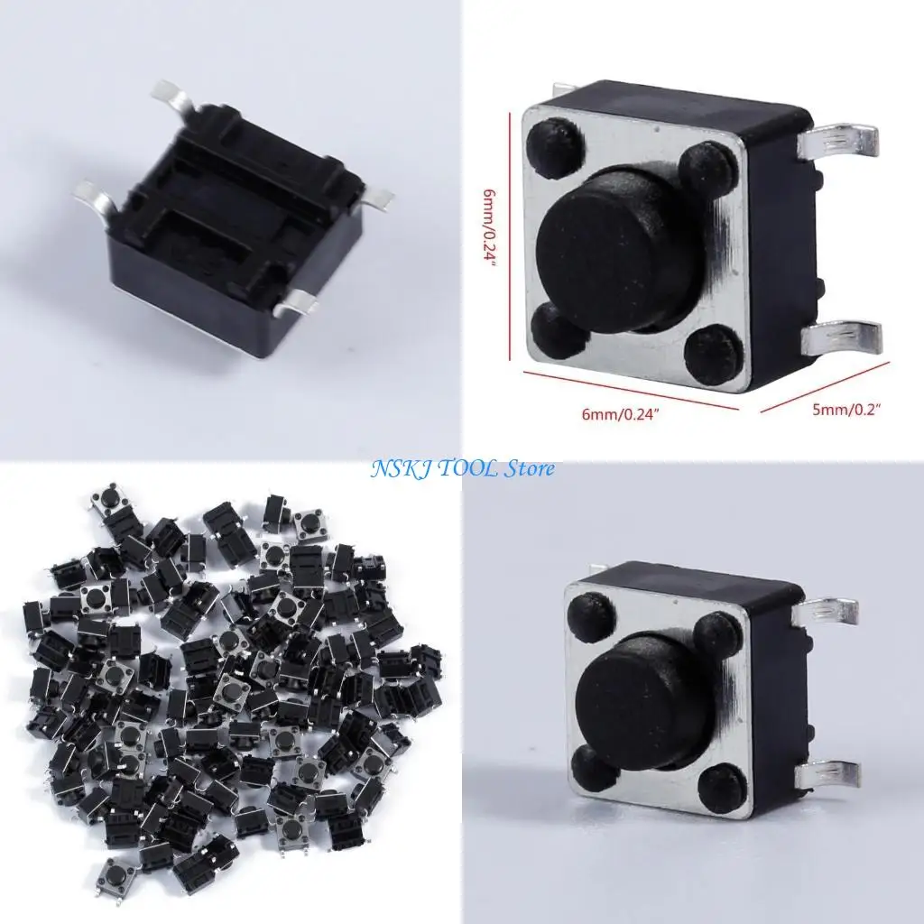 

L8RC Industrial Grade Mini Micro Momentary Push Button Switches Assorted set