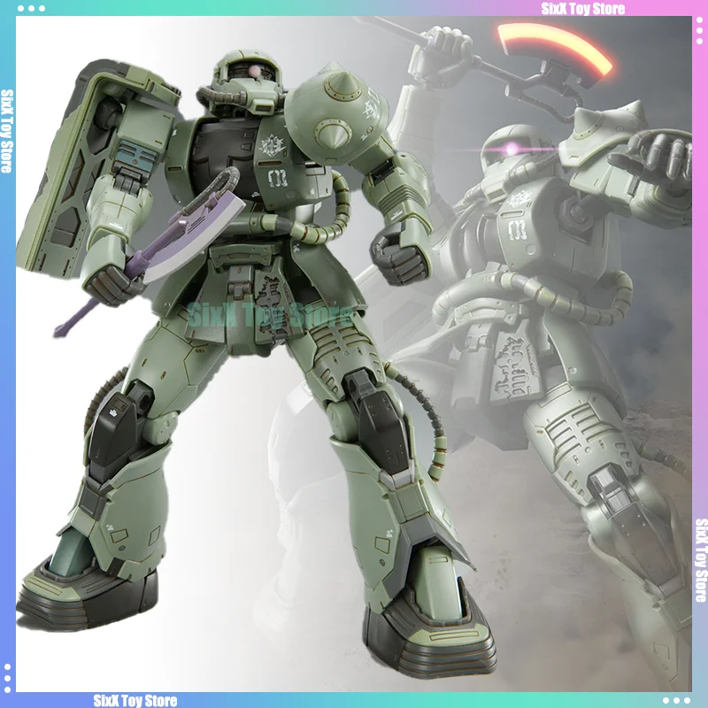 WEIMEI WM HG 1/144 Cucuruz Doans Zaku MS-06F Battle Damaged Assembly Model Kit Action Figure Plastic Model Custom Toys Gifts