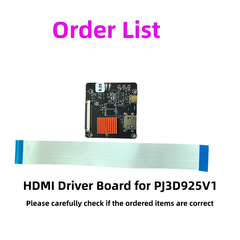

3D Printer Accessories 9.25 Inch 6K Monochrome Lcd Uv Light Curing Mono Screen 405Nm Resin Nanodlp Hdmi To Mipi Diy