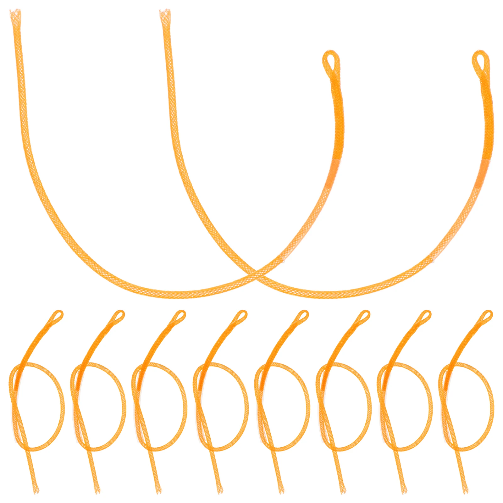 

10 Pcs Fishing Braid Line Braided Loop Connectors Knitting Ring Nylon Connection