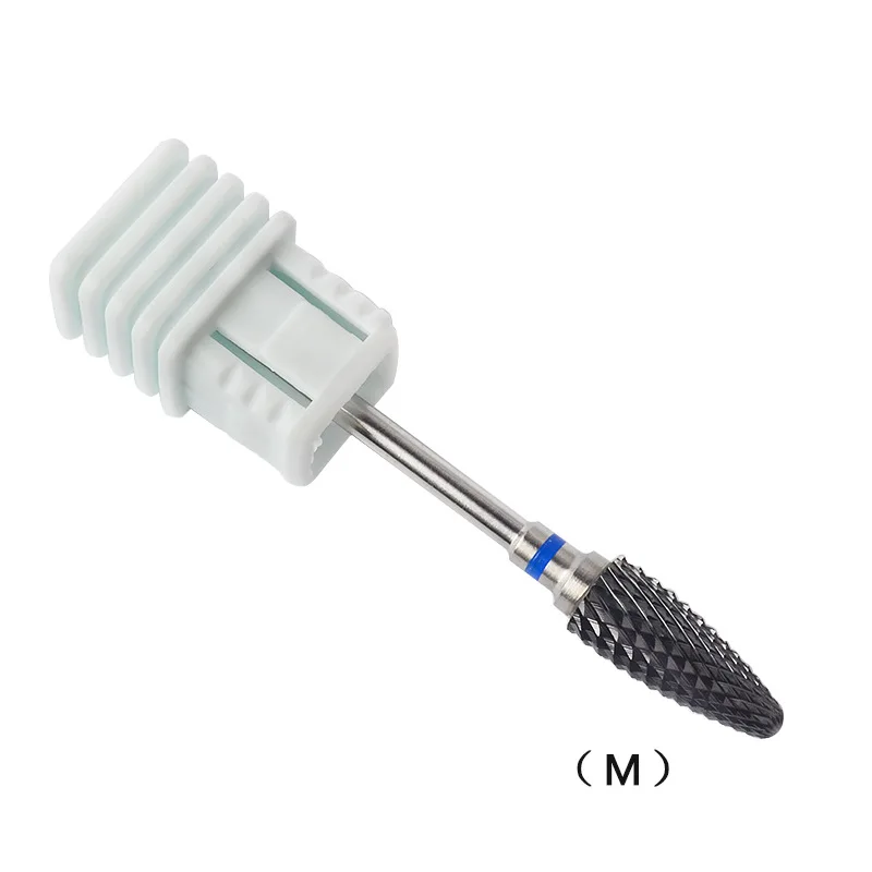 Hot Diamond Nail Drill Bit 3/32 "Rotary Cuticle Burr Manicure cutter accessori per trapano strumenti per Nail Art Mills