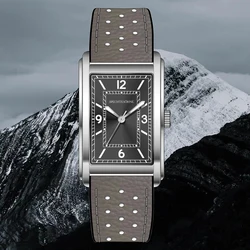 2025 New Fashion Specht & Söhne Square Watch Women's Watches Ultrathin VH31 Movt Casual Men Watch Grey Color Reloj Hombre 28MM