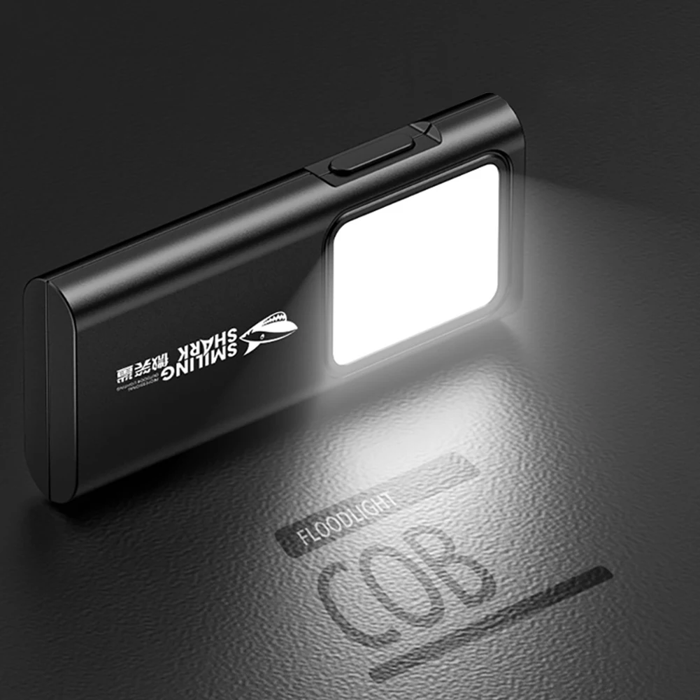 

LED Mini Work Light USB Rechargeable Emergency Camping Light 4 Gears Super Bright Flashlight for Outdoor Running Hiking