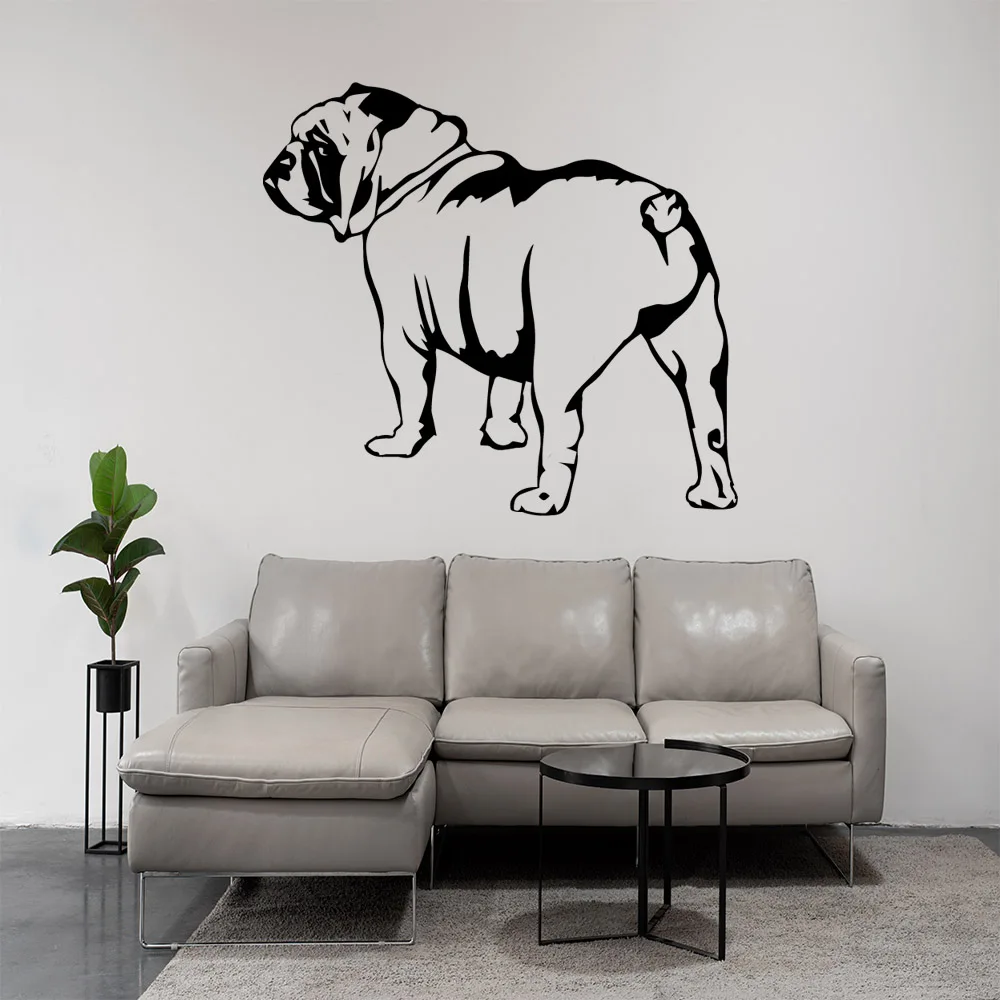 French Bulldog Wall Sticker Removable Wall Stickers Diy Wallpaper For Kids Rooms Home Decor Wall Decal Home Decor