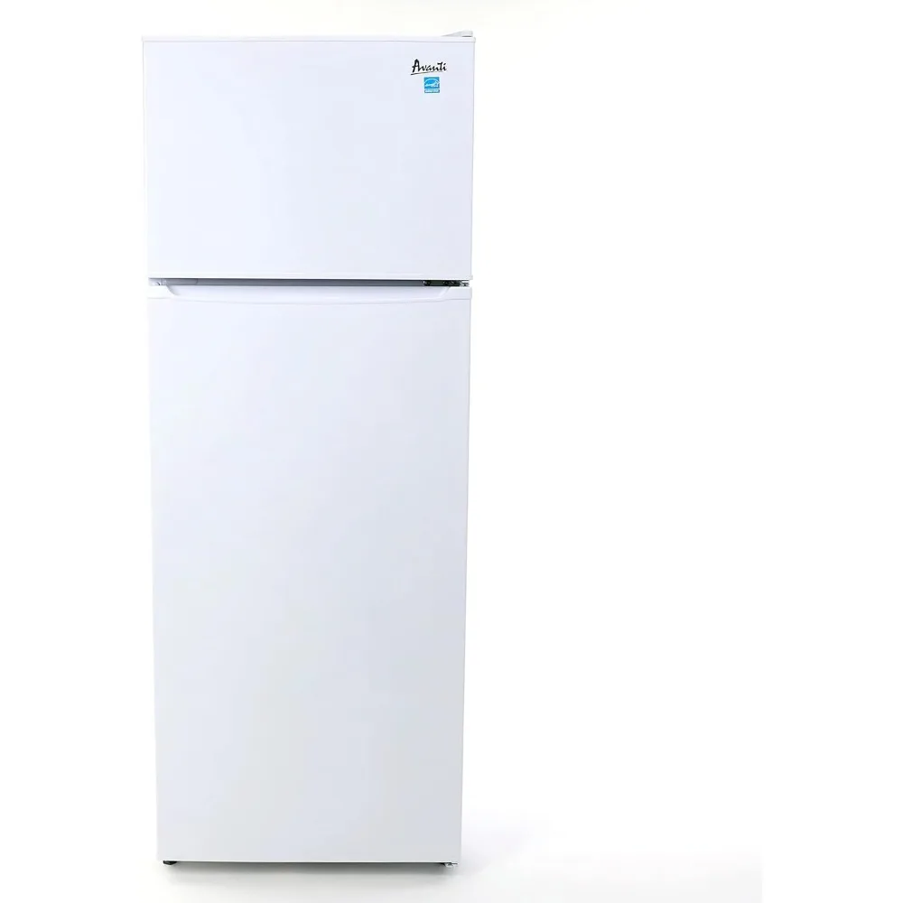 RA75V0W Apartment Refrigerator Freestanding Slim Design Full Fridge with Top Freezer for Condo, House