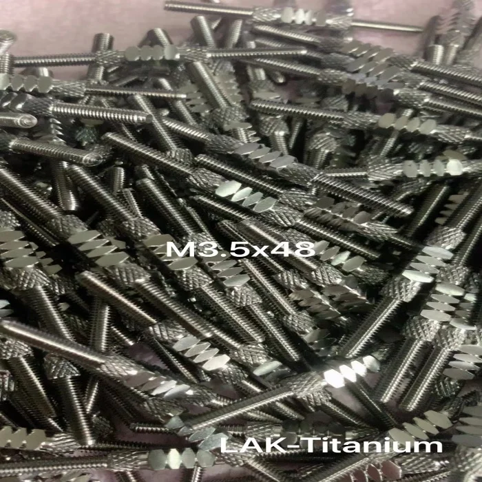 M3.5x48  Gr5 according customer to produce Titanium turnbuckle for RC