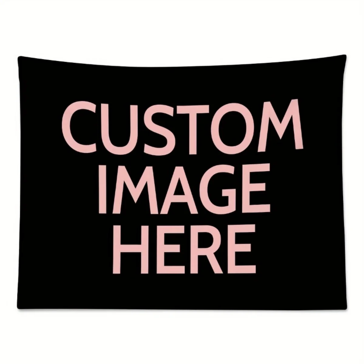 Custom Personalized Photo/Text Tapestry – Upload Your Own images and Text; Perfect for Bedroom or Dorm Room Decor.