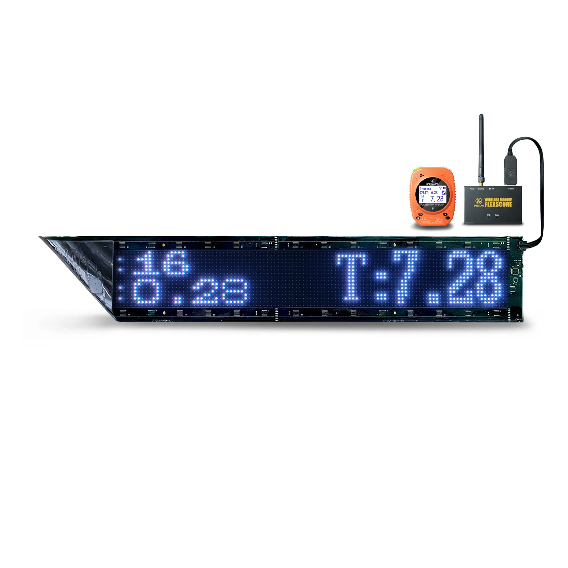 

Special Pie Timer display large screen Flexible and rollable Suitable for shooting range, competition, shooting practice