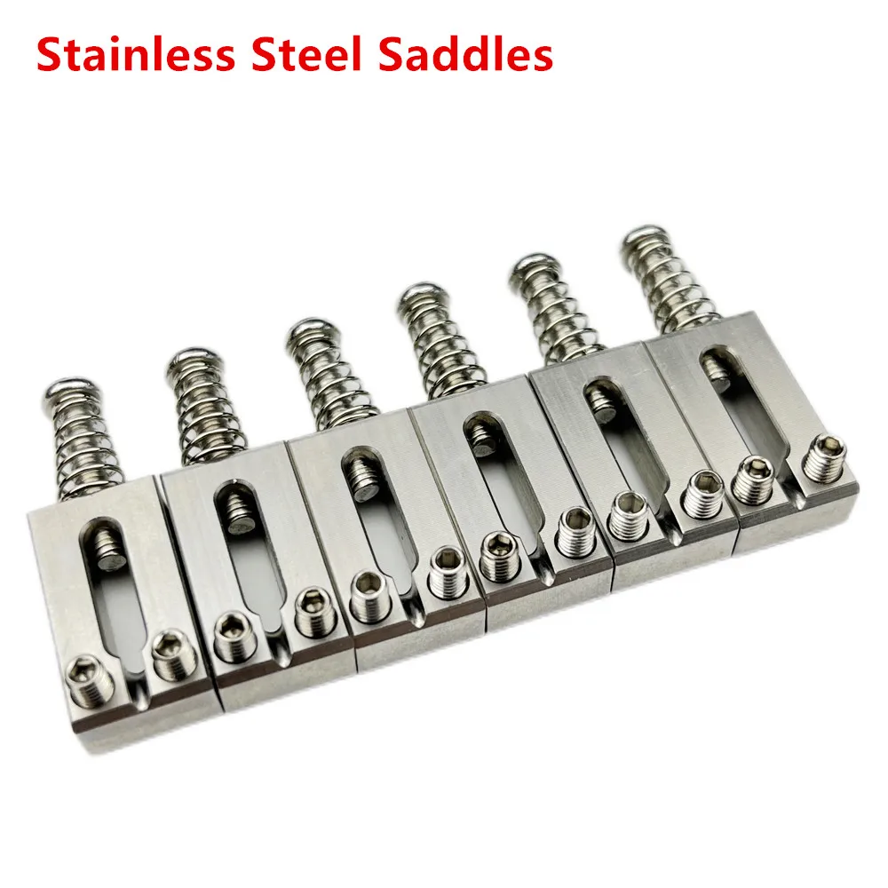 【Made in Japan】 10.5MM 10.8MM Stainless Steel Modern Guitar Tremolo Bridge Saddles For ST TL Style Electric Guitar