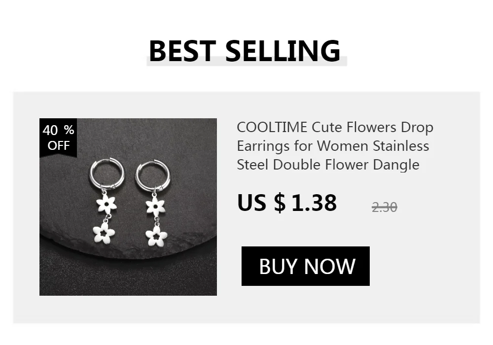 COOLTIME Doppelte Liebesherz-Tropfenohrringe für Damen aus Edelstahl ﻿ Goldfarbene modische Hochzeitsohrringe, Schmuck, hübsches Geschenk – Detail 16